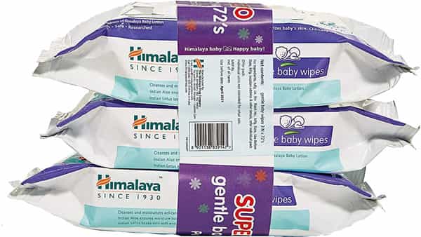 Himalaya Gentle Baby Wipes 72'S Pack Of 3