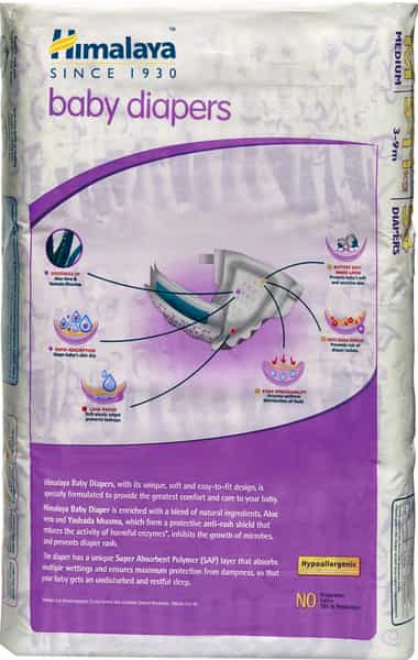 Himalaya Baby Diapers Medium 54 Pcs