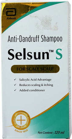 Selsun S Anti Dandruff Bottle Of 120ml Shampoo