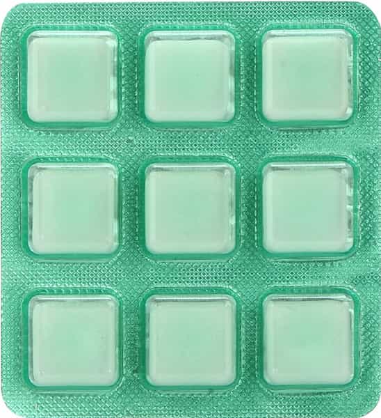Nicotex 2Mg Fruity Mint Nicotine Gums Sugar Free Strip Of 9 'S