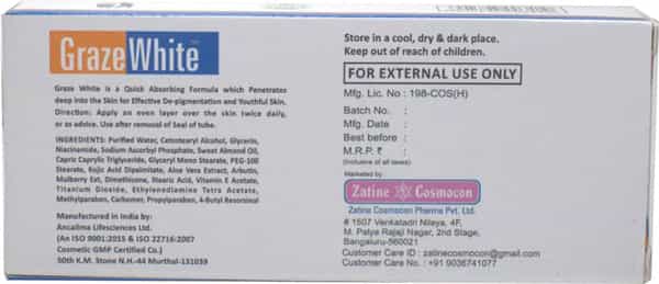 Grazewhite Cream 15Gm