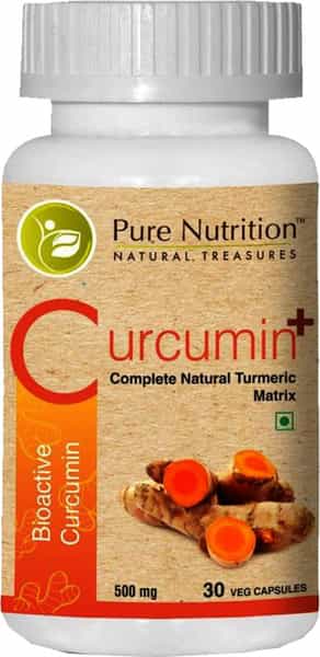 Pure Nutrition Curcumin Plus Anti-Inflammatory Cap With Curcuminoids & Turmeric Extract Bottle Of 30