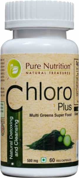 Pure Nutrition Chloro Plus (Natural Detoxing And Cleansing) - 60 Caps