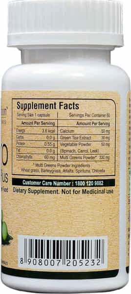 Pure Nutrition Chloro Plus (Natural Detoxing And Cleansing) - 60 Caps