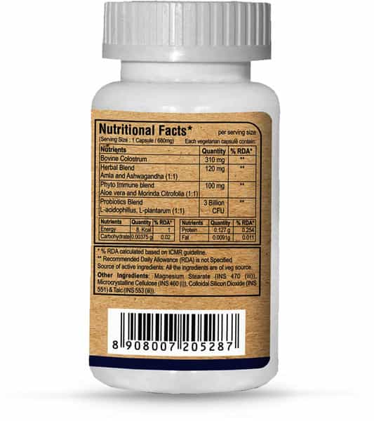 Pure Nutrition Immune Pro Capsules Bottle Of 60