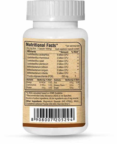 Pure Nutrition Progut Plus Probiotic Capsules Bottle Of 60