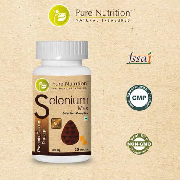 Pure Nutrition Selenium Max (Prevents Cellular Damage) - 30 Caps