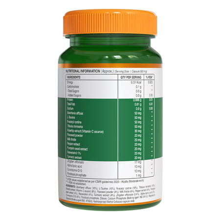 Pure Nutrition Detox Kidney (Integrated Bladder And Kidney Support) - 60 Caps