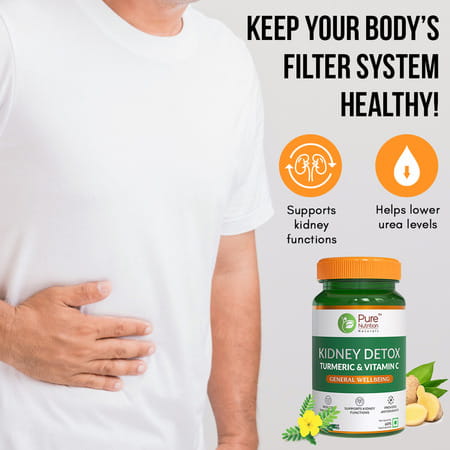 Pure Nutrition Detox Kidney (Integrated Bladder And Kidney Support) - 60 Caps