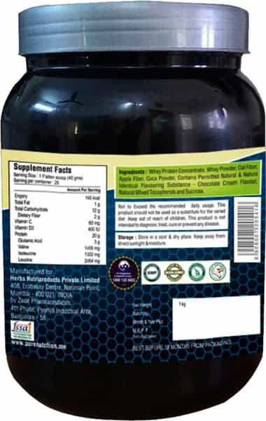 Pure Nutrition Super Whey Protein - 1Kg