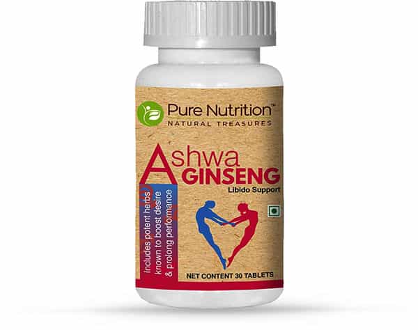 Pure Nutrition Ashwa Ginseng - Energy & Performance Complex - 30 Tablets