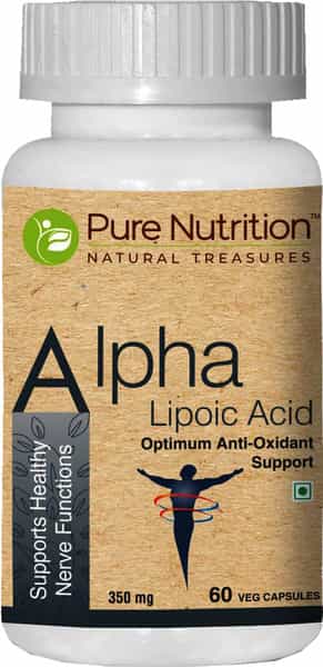 Pure Nutrition Alpha Lipoic Acid (Optimum Anti-Oxidant Support) - 60 Caps