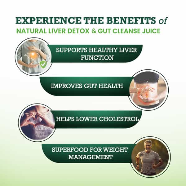 Vansaar Wheatgrass Juice - Natural Detoxifier For Healthy Liver |No Added Sugar 500Ml