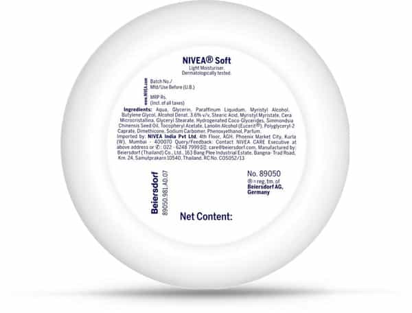 Nivea Soft Light Moisturizer Of 100 Ml