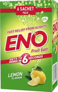 Eno Fruit Salt Lemon Powder 5 Gm (pack Of 6)