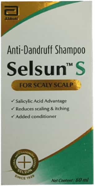 Selsun S Anti Dandruff Bottle Of 60Ml Shampoo