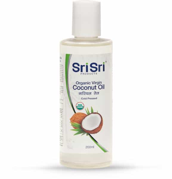 Sri Sri Tattva Organic Virgin Coconut Oil - Cold Pressed | Unrefined | 200 Ml