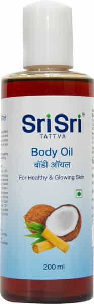 Sri Sri Tattva Body Oil - For Healthy Skin | 200Ml