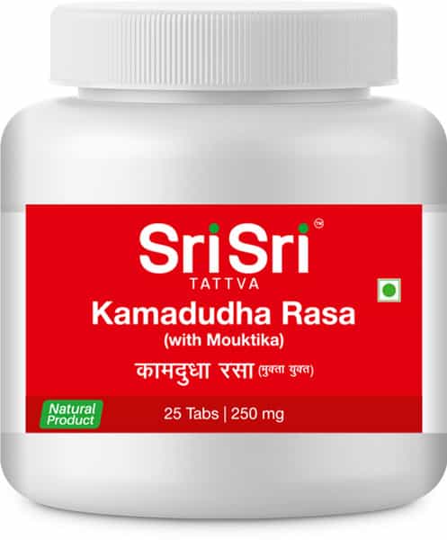 Sri Sri Tattva Kamadudha Rasa - Gastritis & Hyperacidity Disorders | 25 Tabs | 250Mg