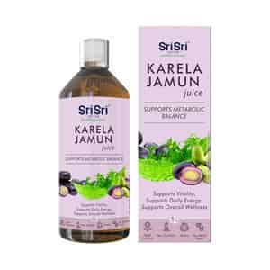 Sri Sri Tattva Karela Jamun Juice | Supports Metabolic Balance | Energy & Overall Wellness | 1 L