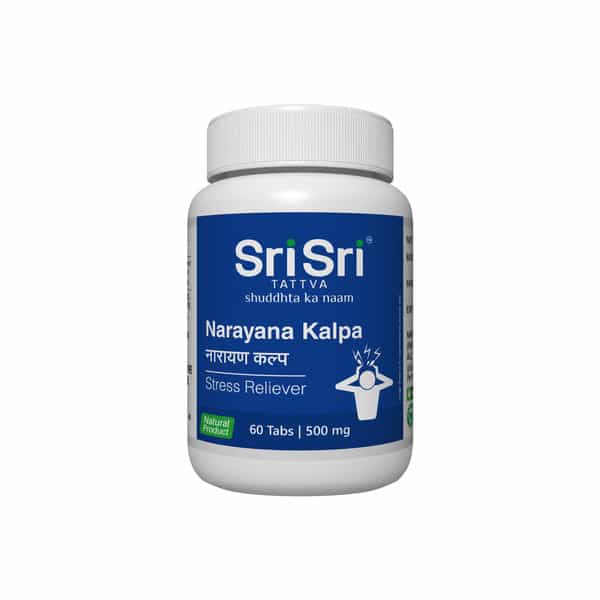 Sri Sri Tattva Narayana Kalpa - Stress Reliever | 60 Tabs | 500 Mg