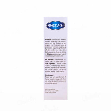 Bubblewash Face Wash Bottle Of 100 Ml
