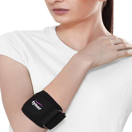 Tynor E-10 Tennis Elbow Support Black Large