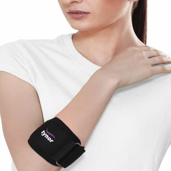 Tynor E-10 Tennis Elbow Support Black Large