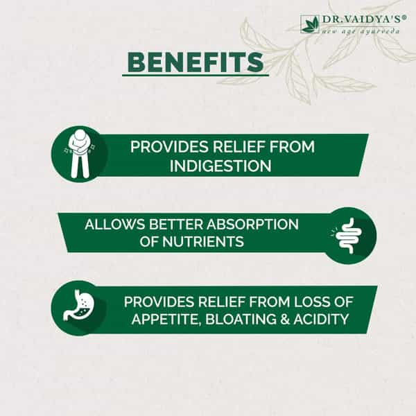 Dr. Vaidya's Gasoherb Capsules Ayurvedic Gas Relief Medicine - Pack Of Two ( 30 Capsules X 2 )