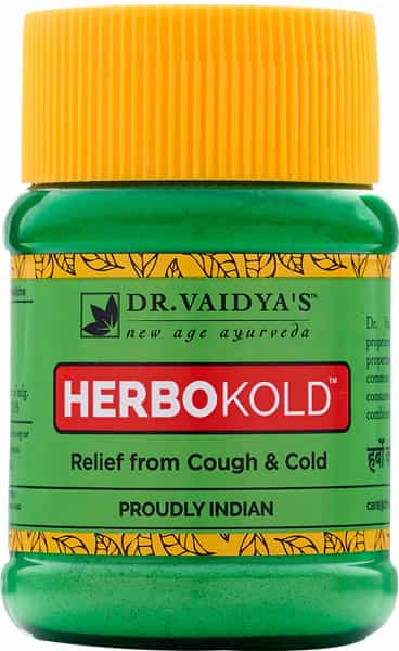 Dr. Vaidya's Herbokold | Ayurvedic Churna For Cold And Cough | 50G Each (Pack Of 2)