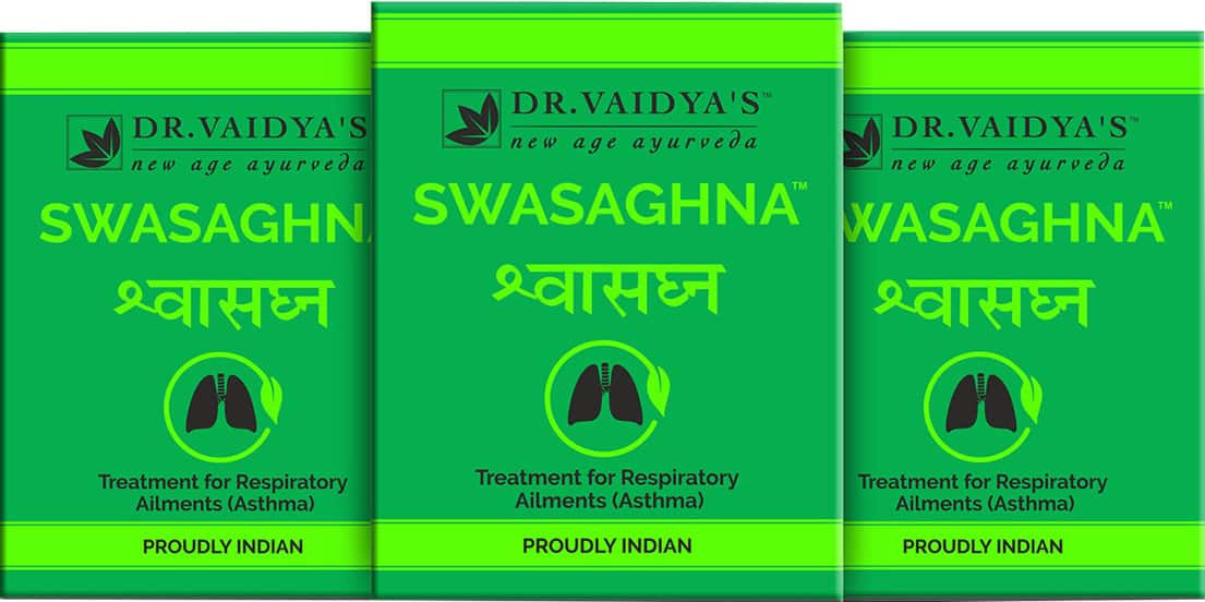 Dr. Vaidya'S Swasaghna | Ayurvedic Pills For Respiratory Ailments | 24 Pills Each (Pack Of 3)