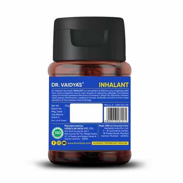 Dr. Vaidya's Inhalant - Pack Of 3