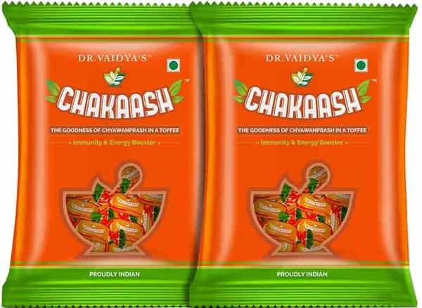 Dr. Vaidya's Chakaash - Chyanwanprash Soft Chews Pack Of 2 (50 Soft Chews Each) 
