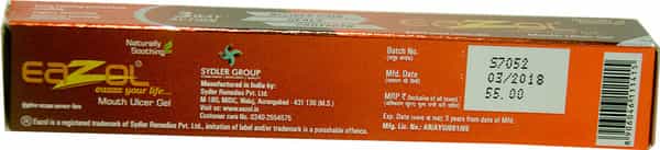 Eazol Mouth Ulcer Gel 10 Gm