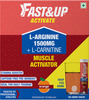 Fast&Up Activate-Preworkout Drink Caffeine Free-L Arginine L Carnitine-Orange-Pack Of 3X(10 Tabs)
