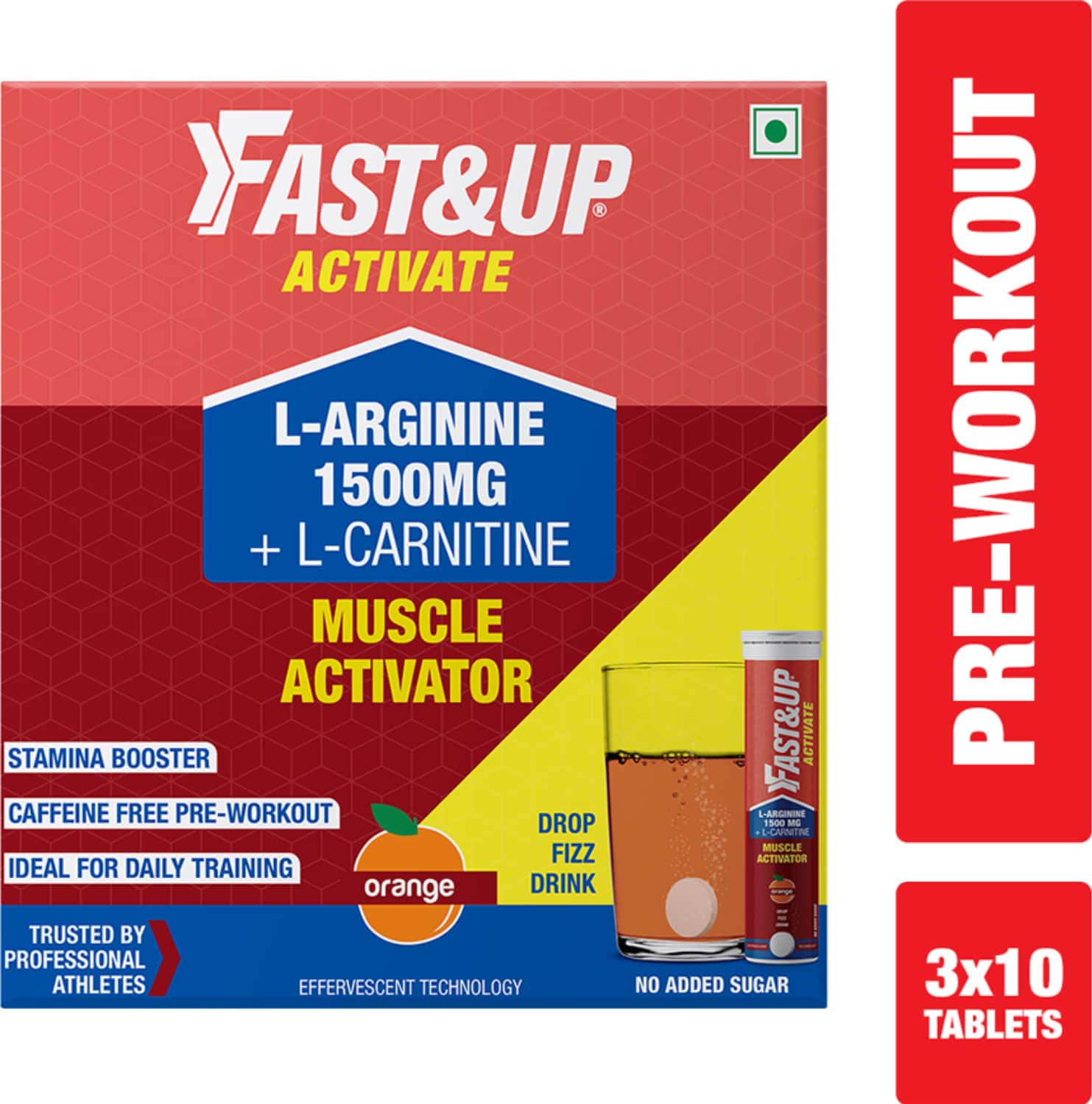 Buy FAST&UP ACTIVATEPREWORKOUT DRINK CAFFEINE FREEL ARGININE L