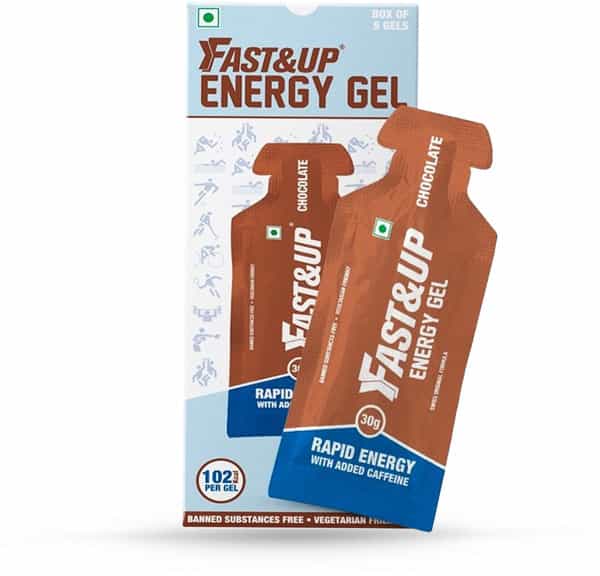 Fast&Up Vegan Chocolate Energy Gel Sachets Box Of 5 'S