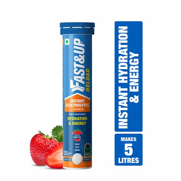 Fast&Up Reload Hydration With Electrolytes - Effervescent Tablets - Berry(20 Tablets)
