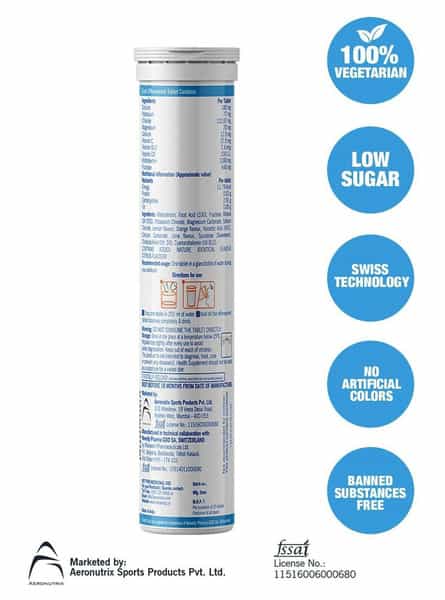 Fast & Up Reload Citrus Effervescent Tablets Bottle Of 20