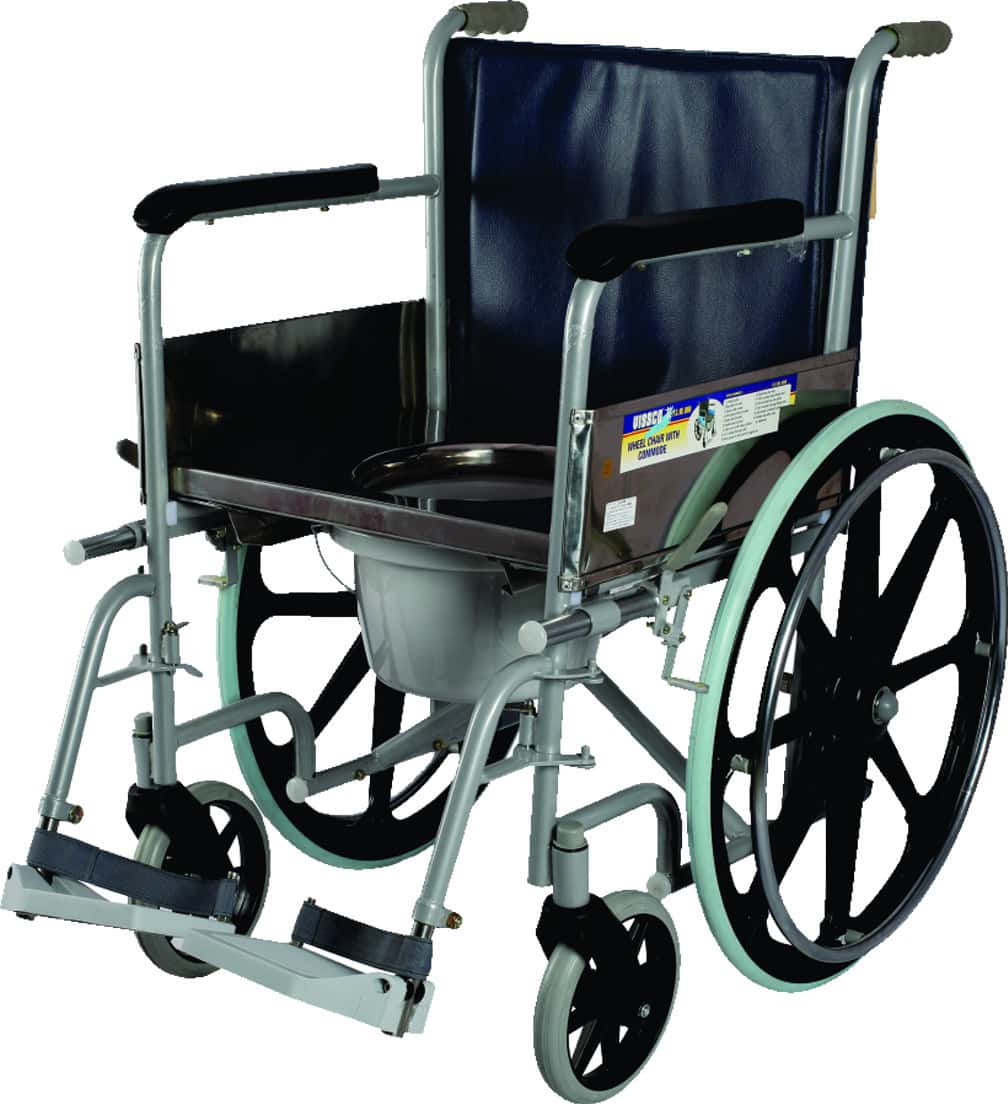 Vissco Comfort Wheelchair With Commode