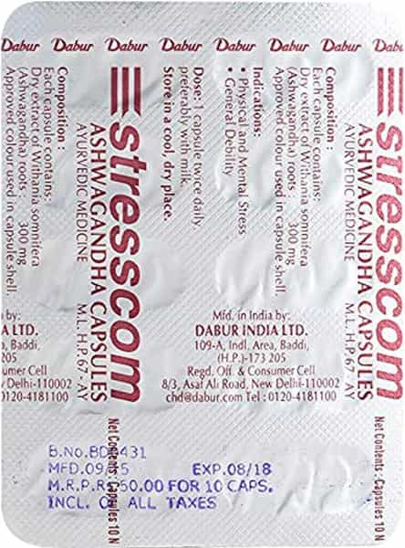 Dabur Stresscom 120 Caps