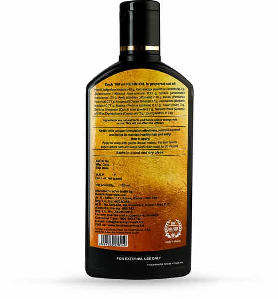 Kerala Ayurveda Kesini Hair Oil Bottle Of 100 Ml