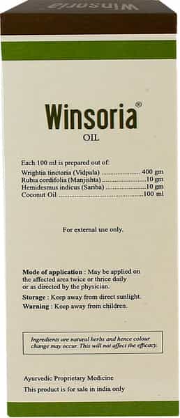 Kerala Ayurveda Winsoria Body Oil Bottle Of 100 Ml