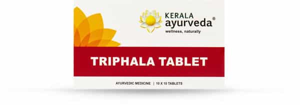 Kerala Ayurveda Triphala Constipation Tablets Box Of 100 'S
