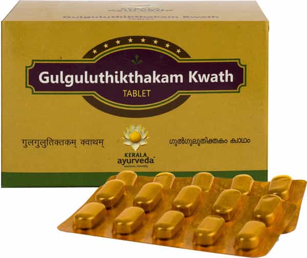 Kerala Ayurveda Gulguluthikthakam Kwath Tablet 100 Nos