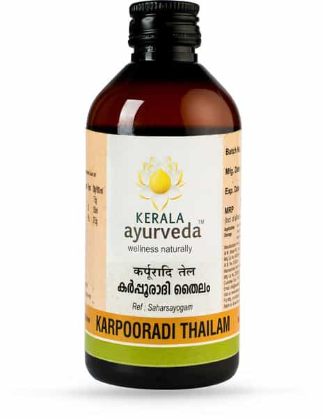 Kerala Ayurveda Karpooradi Thailam Body Oil Bottle Of 200 Ml