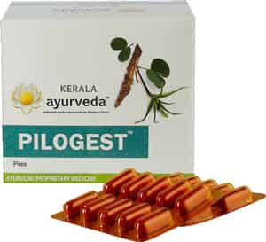 Kerala Ayurveda Pilogest Piles Capsules Box Of 100 's