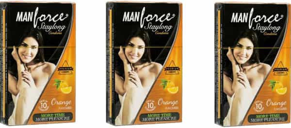 Manforce Staylong Orange Flavoured Condoms - Super Saver (3 X 10S)