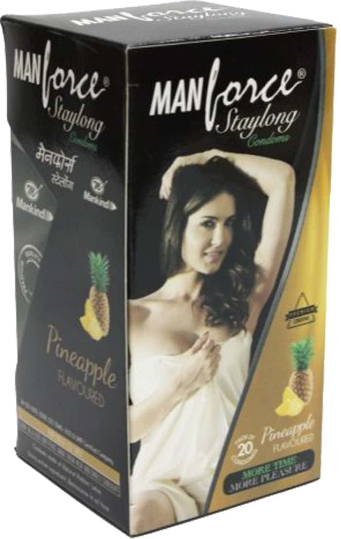 Manforce Staylong Pineapple Flavoured Condoms - Super Saver (2 X 20s)