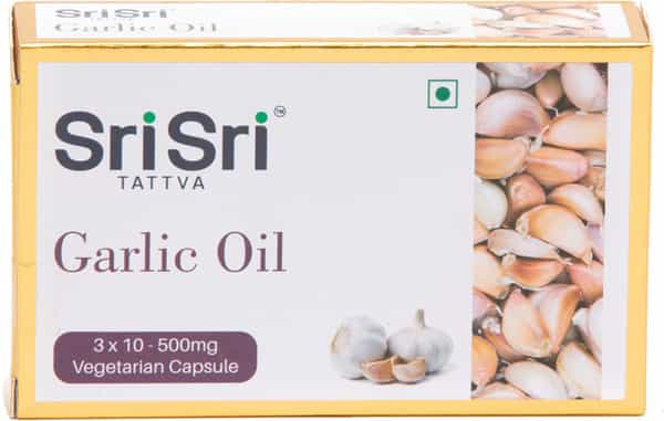Sri Sri Tattva Garlic Oil Veg Capsule [3X10]
